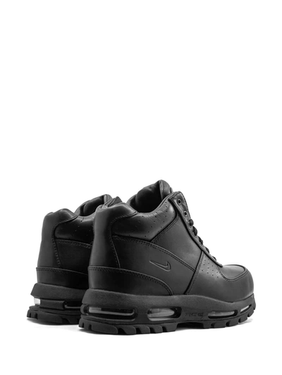 Shop Nike Air Max Goadome Sneakers In Black