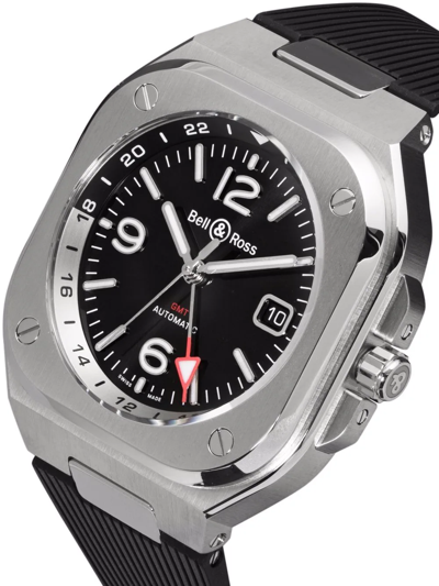 Shop Bell & Ross Br-05 Gmt 41mm In Schwarz