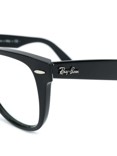 Shop Ray Ban Wayfarer Glasses In Black
