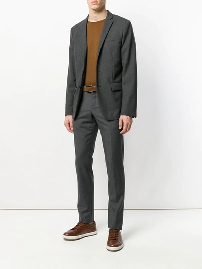 Incotex Trousers With Tassel Detail And Pockets In Grey