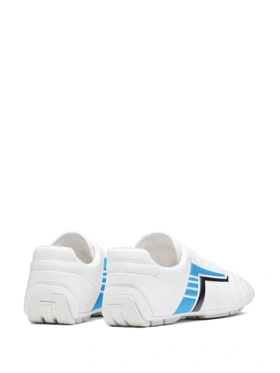 Shop Prada Rev Low-top Sneakers In White