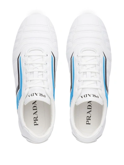 Shop Prada Rev Low-top Sneakers In White