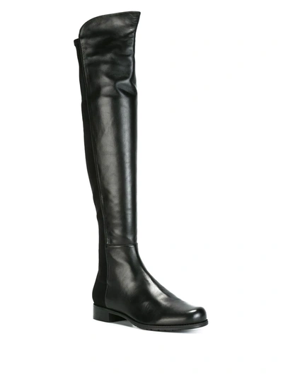 Shop Stuart Weitzman 5050 Boots In Black