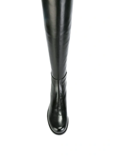 Shop Stuart Weitzman 5050 Boots In Black