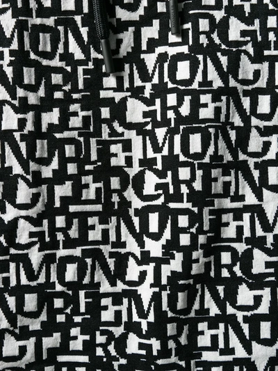 Shop Moncler Graphic Print Hoodie In Black