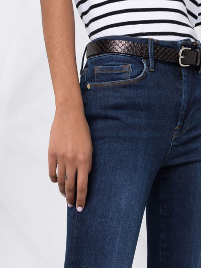 Frame Le High Skinny Jean In Majesty In Blau