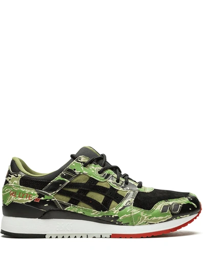Shop Asics Gel-lyte 3 "tiger Camo" Sneakers In Green