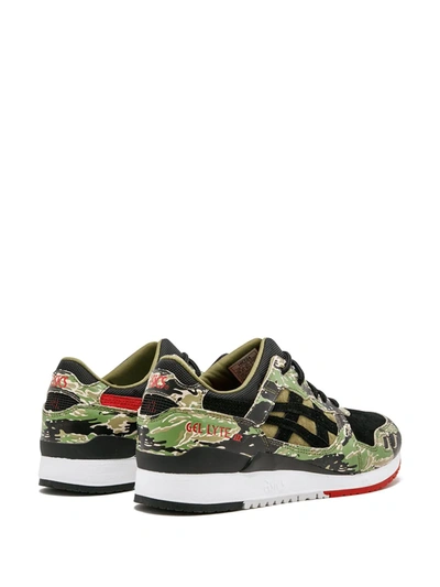 Shop Asics Gel-lyte 3 "tiger Camo" Sneakers In Green