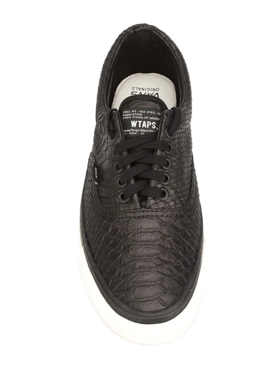 Vans Snake-print Sneakers In Black