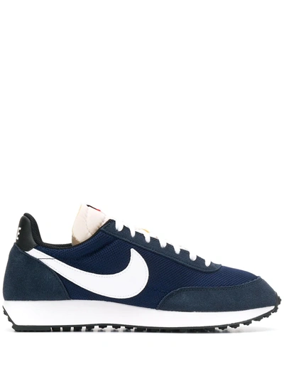 Nike Air Tailwind 79 Shell, Suede And Leather Sneakers In Blue | ModeSens