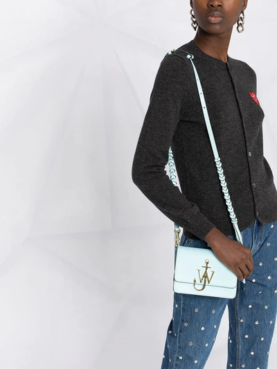 Comme Des Garçons Play グレー ウール Layered Double Heart カーディガン In Grey