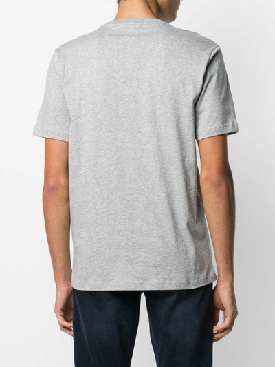 Shop Ps By Paul Smith Zebra Embroidered T-shirt In Grey