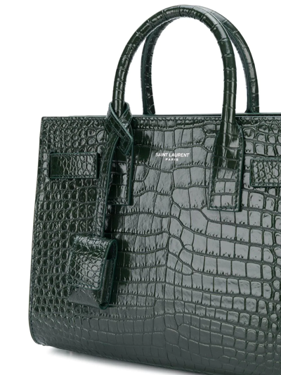 Yves Saint Laurent, Bags, Classic Sac De Jour Baby In Crocodile Embossed  Leather