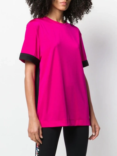 Shop No Ka'oi Two Tone Sports Top In Pink