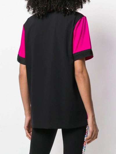 Shop No Ka'oi Two Tone Sports Top In Pink