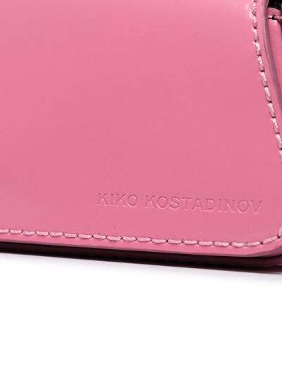 KIKO KOSTADINOV TRIVIA EMBOSSED-LOGO SHOULDER BAG 