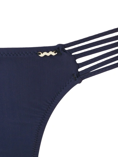 Shop Amir Slama Triangle Bikini Set In Blue