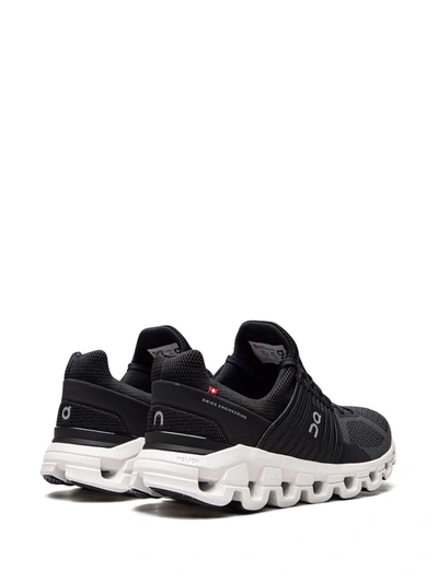 On Running Cloud Swift Black Mesh Sneakers In Black
