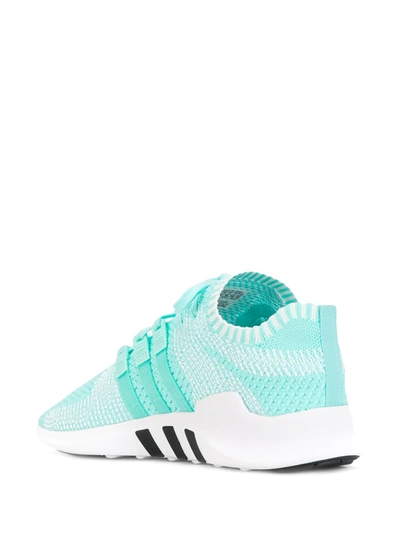 Shop Adidas Originals Eqt Support Adv Primeknit Sneakers In Green
