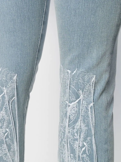 EMBROIDERED DETAILS SKINNY JEANS