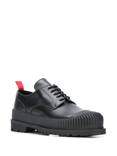 Shop 424 Contrast Pull-tab Shoes In Black