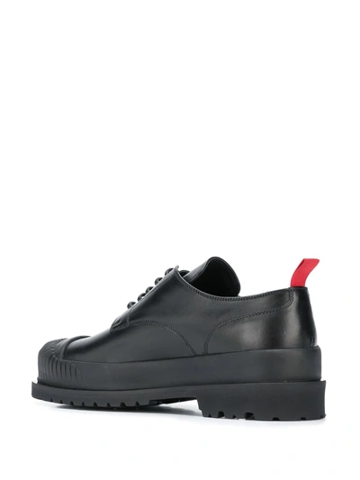 Shop 424 Contrast Pull-tab Shoes In Black