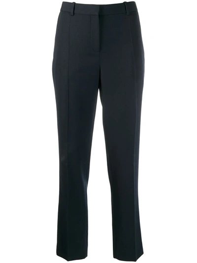 Shop Givenchy Tailored Pleated Detail Trousers In Blue