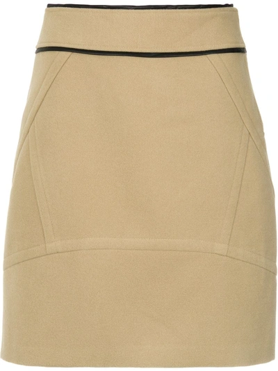Shop Olympiah Pumacahua A-line Skirt In Brown