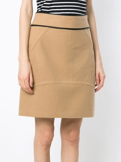 Shop Olympiah Pumacahua A-line Skirt In Brown