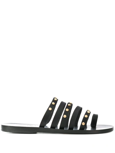 Shop Ancient Greek Sandals Niki Nails Sandals In Black