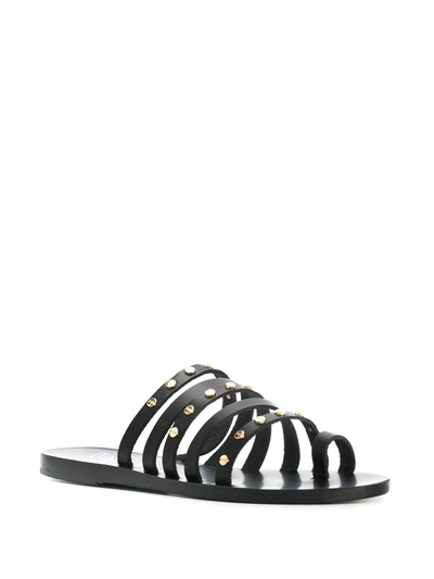 Shop Ancient Greek Sandals Niki Nails Sandals In Black