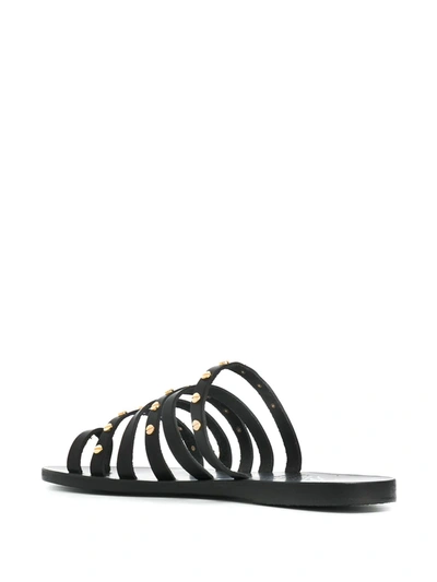 Shop Ancient Greek Sandals Niki Nails Sandals In Black