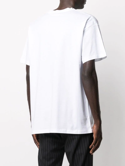 Shop Raf Simons Kids In America Oversized T-shirt In White