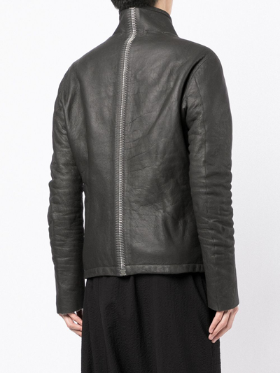 Shop Isaac Sellam Experience Mecanique Leather Jacket In Schwarz