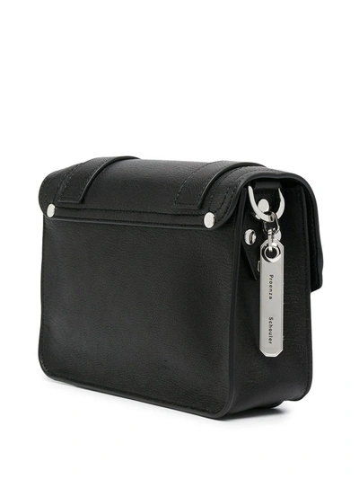 Proenza Schouler Lux Leather Ps1 Mini Crossbody In Black
