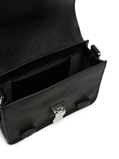 Proenza Schouler Lux Leather Ps1 Mini Crossbody In Black