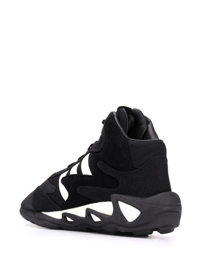 Y-3 Side Stripe Sneakers In Black