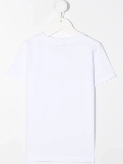 Shop Givenchy Cotton Logo Print T-shirt In White