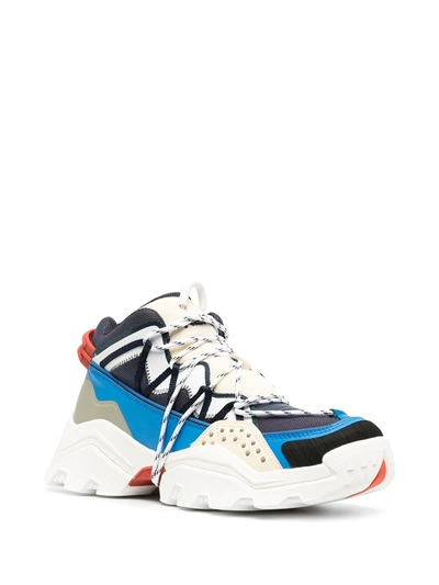 Shop Kenzo Inka Low-top Sneakers In Neutrals