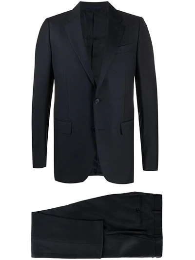 Shop Ermenegildo Zegna Single-breasted Suit In Blue