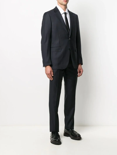 Shop Ermenegildo Zegna Single-breasted Suit In Blue