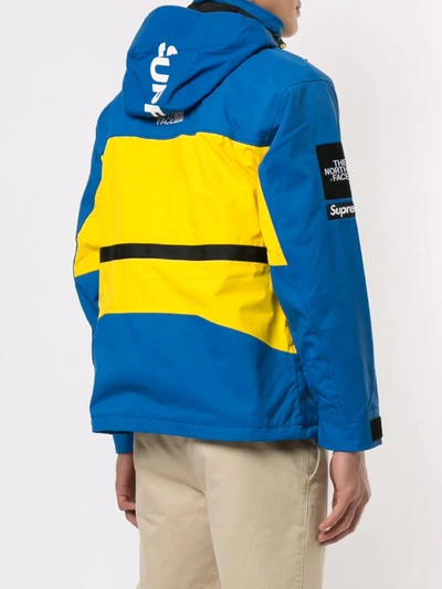 Shop Supreme X The North Face Steep Tech Hooded Jacket In Blue