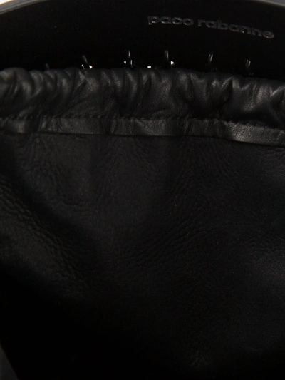 Shop Paco Rabanne Chain Mail Bucket Bag In Black