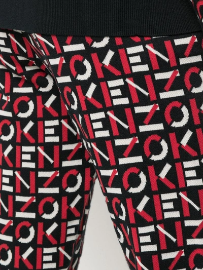 Shop Kenzo Sport Monogram Track Pants In Red