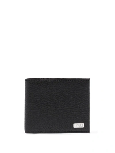 Shop Hugo Boss Crosstown Bi-fold Wallet In 黑色