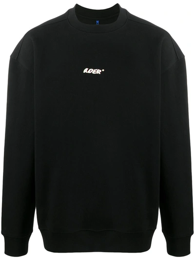 Shop Ader Error Logo Print Sweatshirt In Black