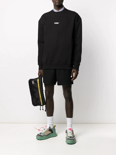 Ader Error Logo Print Sweatshirt In Black