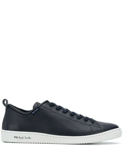 Shop Ps By Paul Smith Miyata Low Top Sneakers In Blue