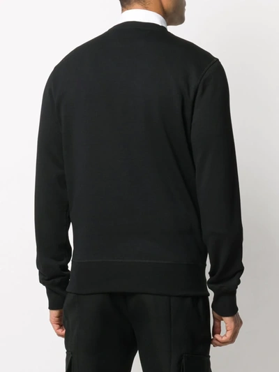 Shop Alexander Mcqueen Skull-embroidered Sweatshirt In Black