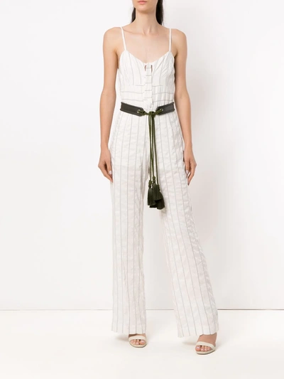 Shop Olympiah Fiora Jumpsuit In White